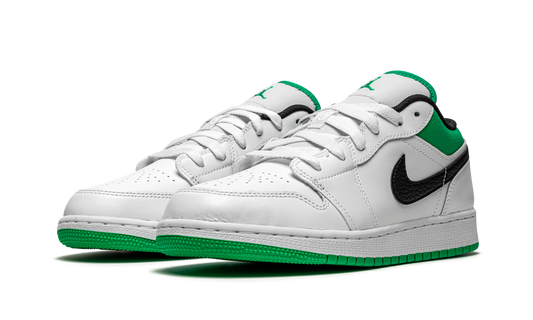 Air Jordan 1 Low GS "White / Stadium Green" 553560 129