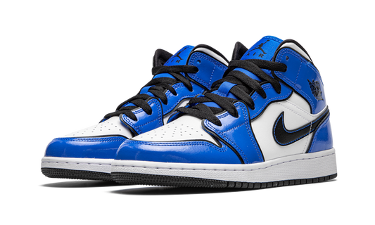 Air Jordan 1 Mid SE GS "Signal Blue" BQ6931 402