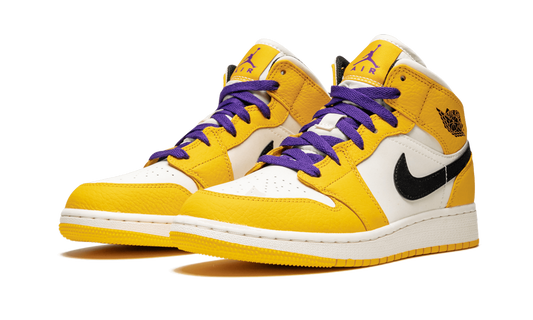 Air Jordan 1 MID SE GS "Lakers" BQ6931 700
