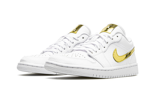 AIR JORDAN 1 Low SE WMNS "White Metallic Gold" CZ4776 100