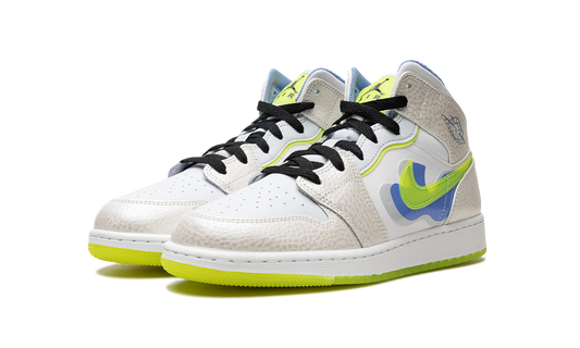 Air Jordan 1 Mid SE GS "Warped Swoosh'" DV1314 017