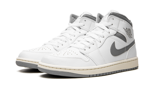 Air Jordan 1 Mid "White / Stealth Grey" 554724 135