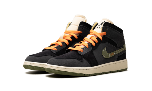 Air Jordan 1 Mid SE GS "Craft Anthracite Light Olive" FD5847 003