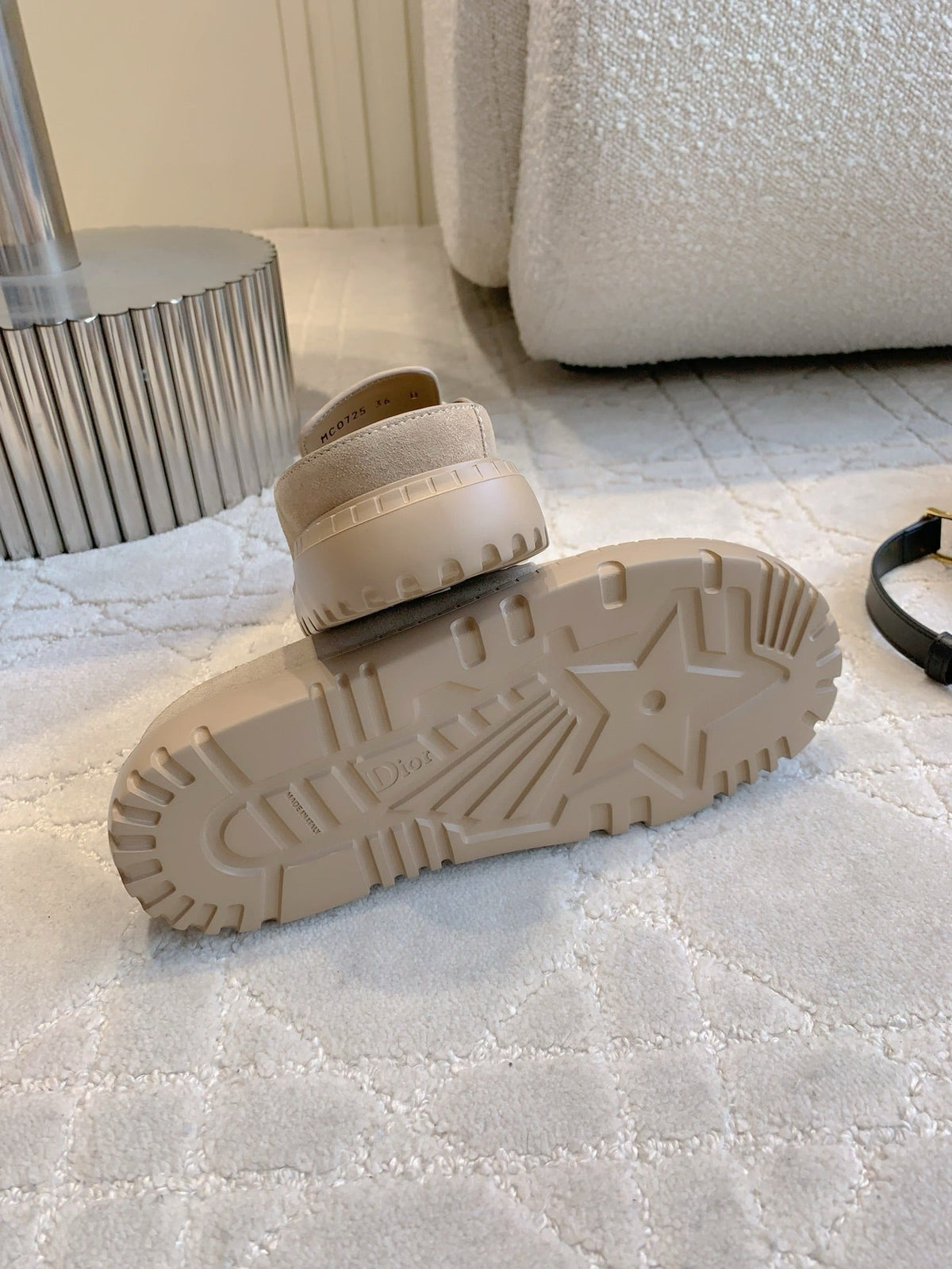 Dior Boy Mule Light Taupe Suede 615462