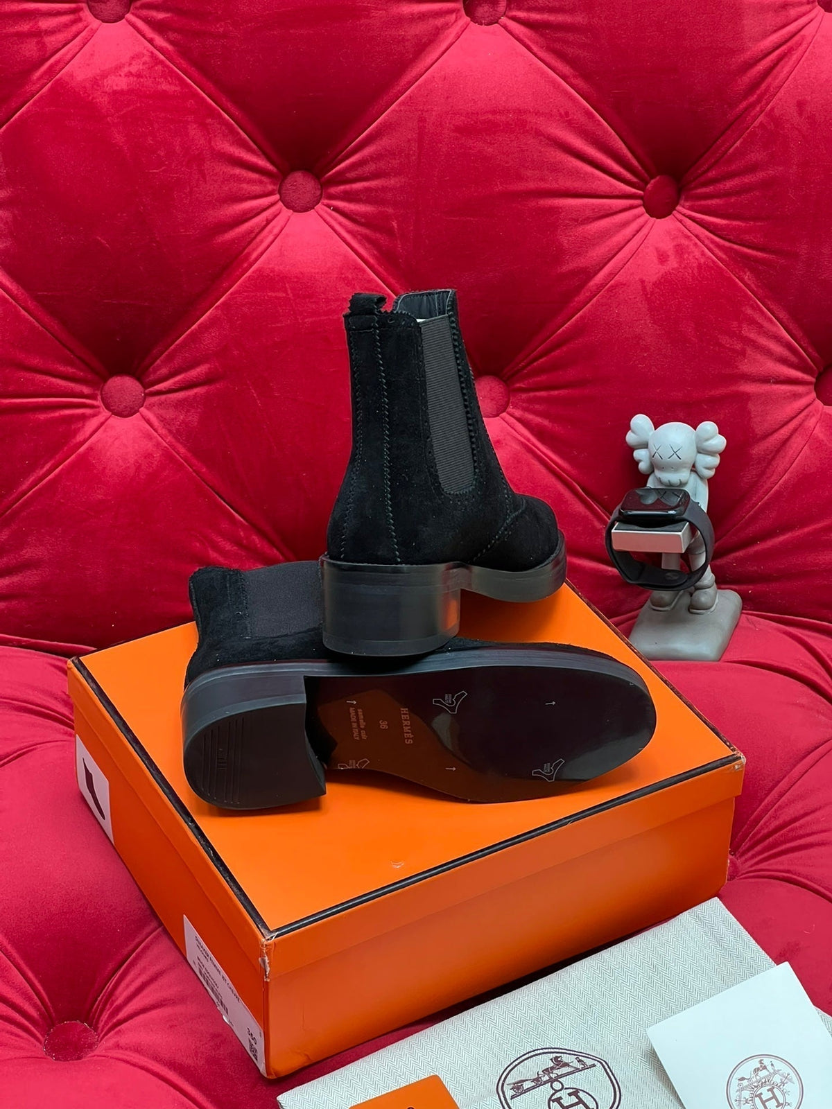 HM Findlay Ankle Boot Black Suede 969360