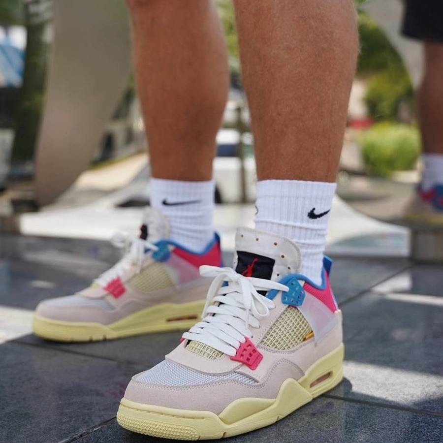 Jordan 4 Retro Union Guava Ice Sneakers - OG Colorway | Sneakerhead Pick