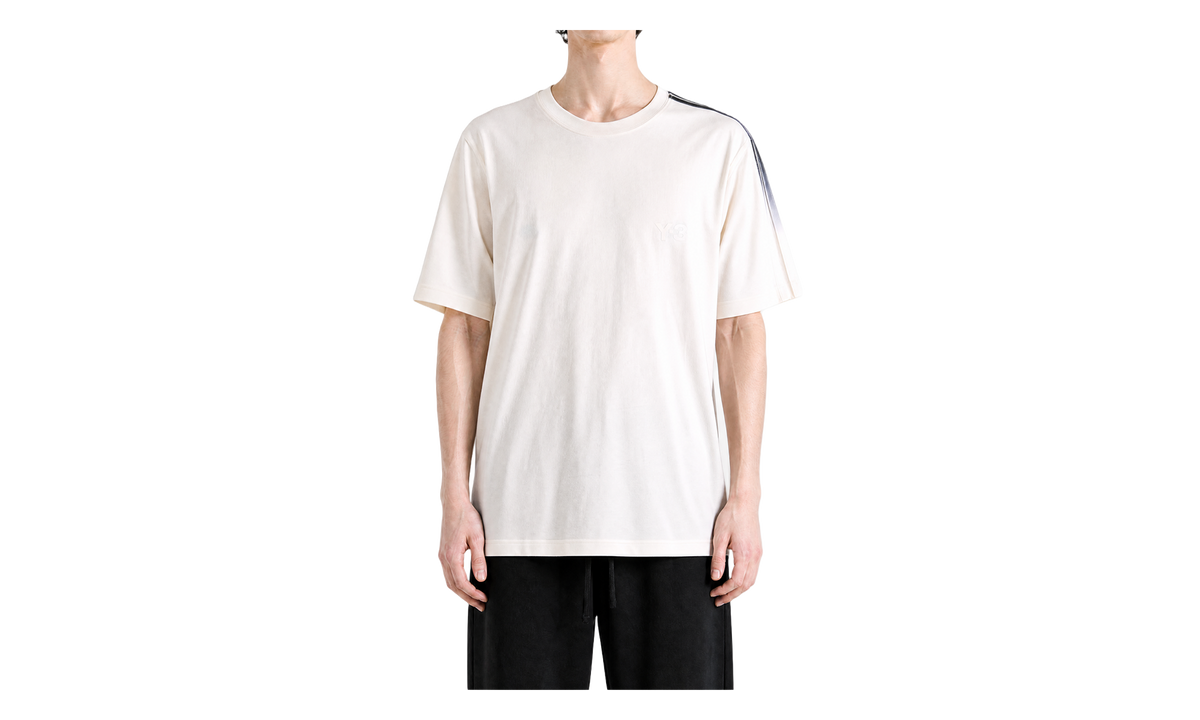 Y-3 Gradient Stripes Short-Sleeve Tee "Chalk White" KU2251
