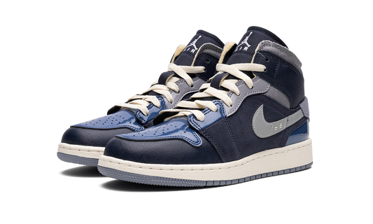 AIR JORDAN 1 MID SE CRAFT GS "Inside Out - Obsidian" DX2193 400