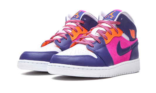 Air Jordan 1 Mid GS "Fire Pink" 555112 602