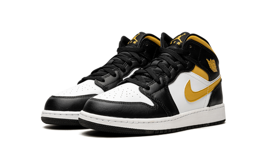 Air Jordan 1 Mid GS "Pollen / Black / White" 554725 177
