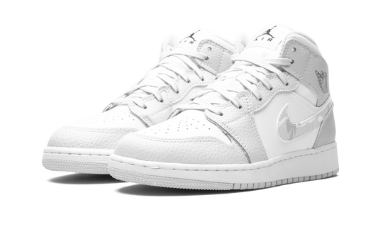 Air Jordan 1 MID SE GS "Grey Camo Swoosh" DD3235 100