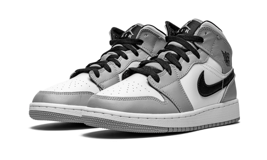Air Jordan 1 Mid GS "Light Smoke Grey" 554725 092