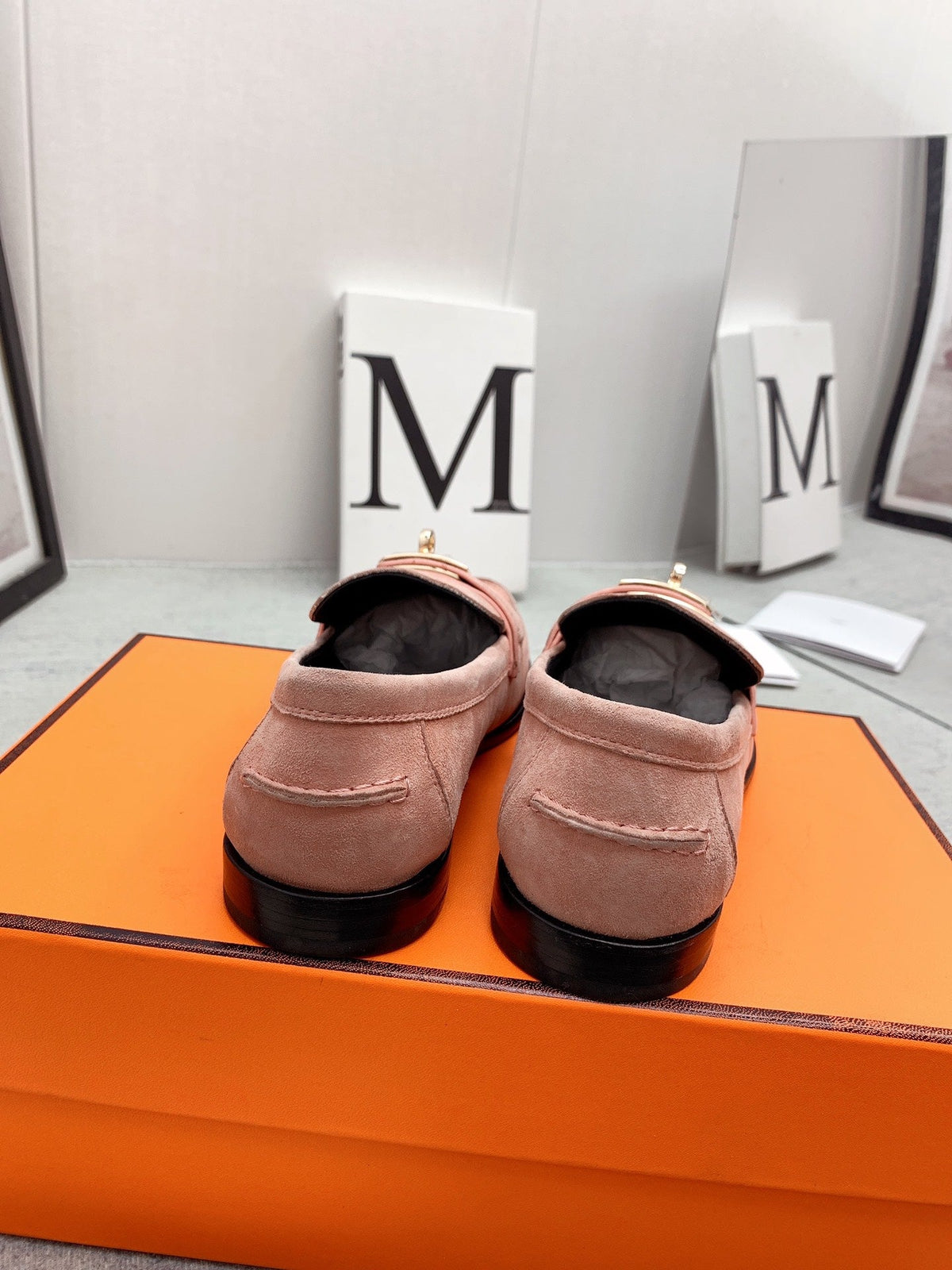 Destin Loafer Suede Light Pink