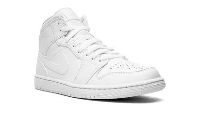 Air Jordan 1 Mid "Triple White" 554724 136