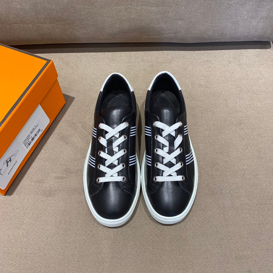 HM 26s Avantage Sneaker Black Calfskin 546296