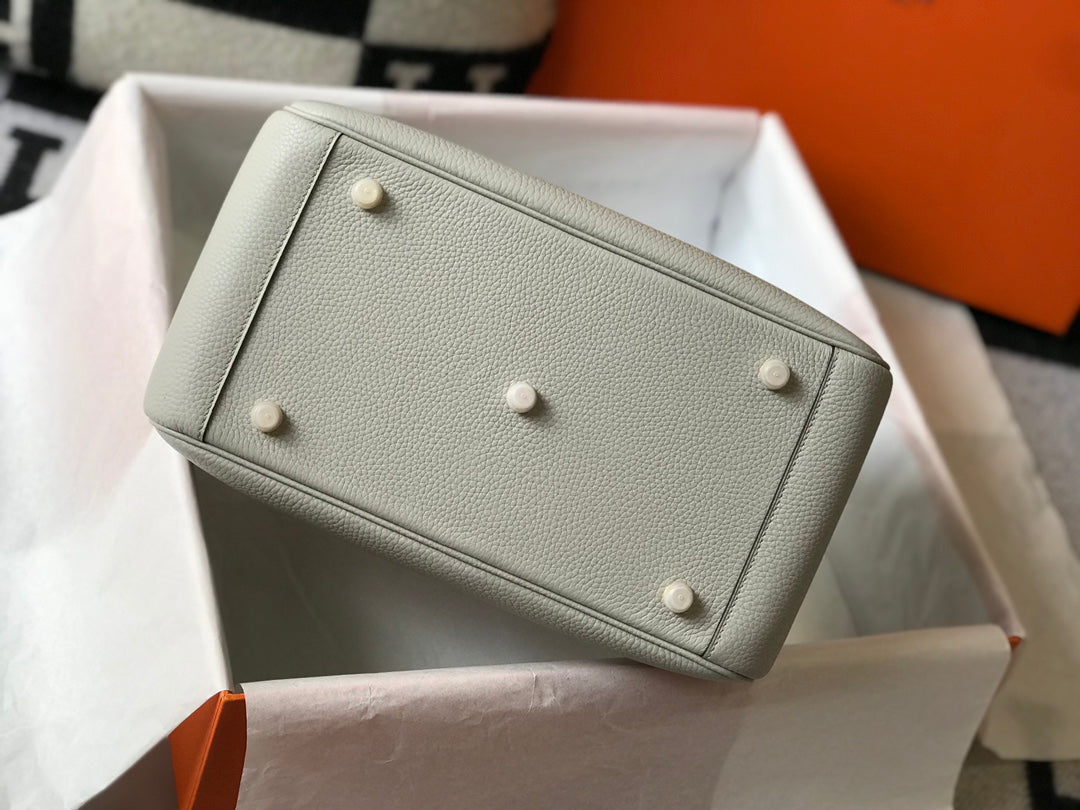 HM LINDY 30 BAG CREAM TAURILLON CLEMENCE LEATHER