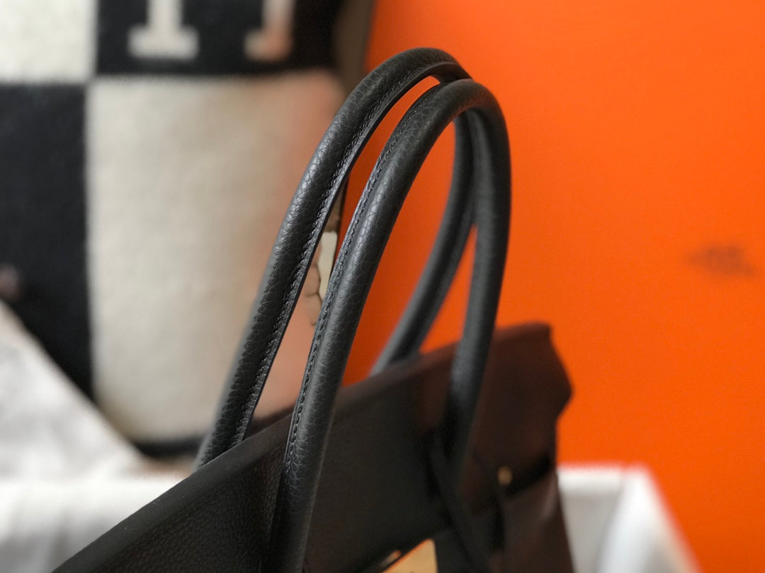 HM BIRKIN 35CM BAG BLACK TOGO GOLD HARDWARE