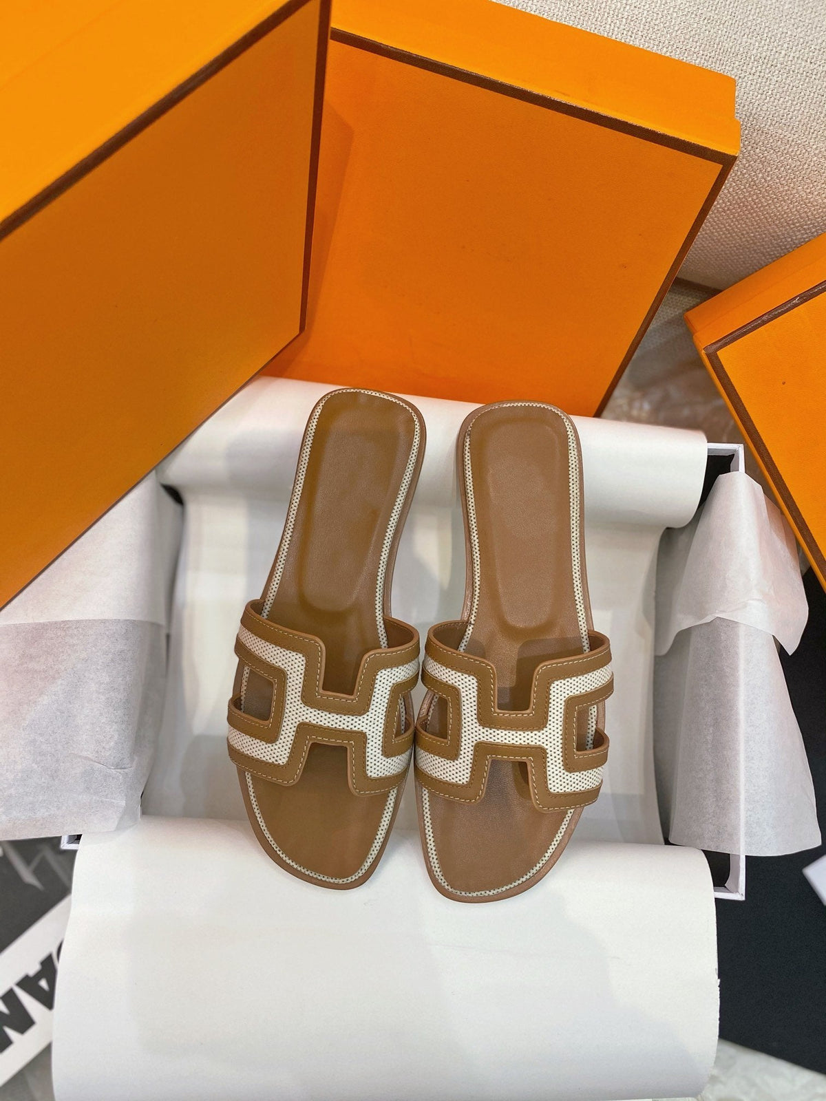 Oran Sandal Brown Leather