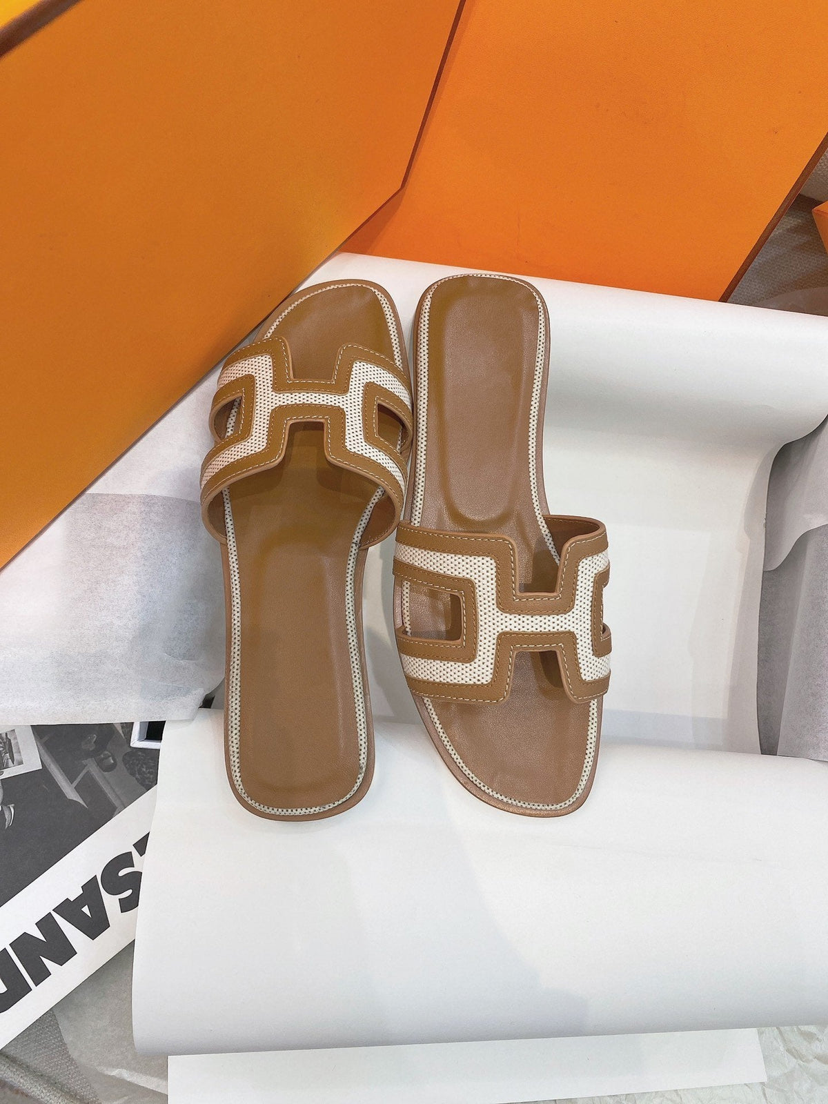 Oran Sandal Brown Leather