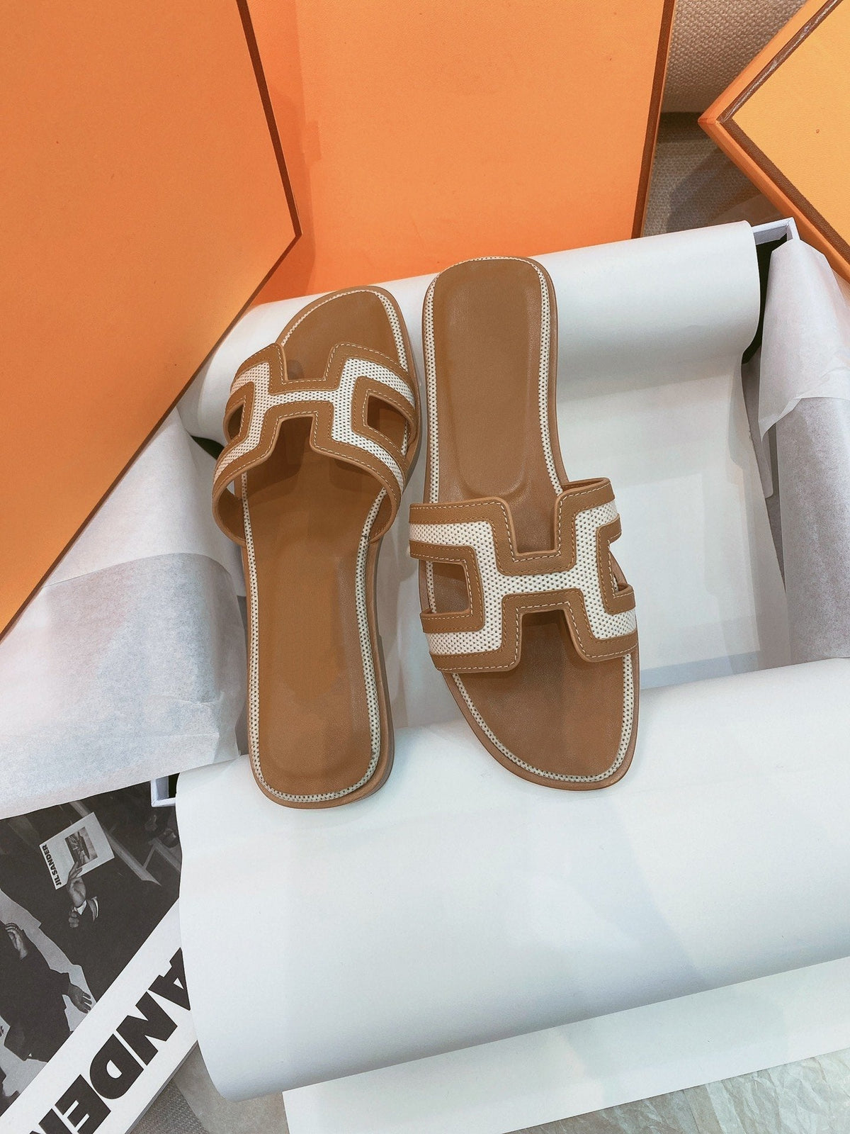 Oran Sandal Brown Leather