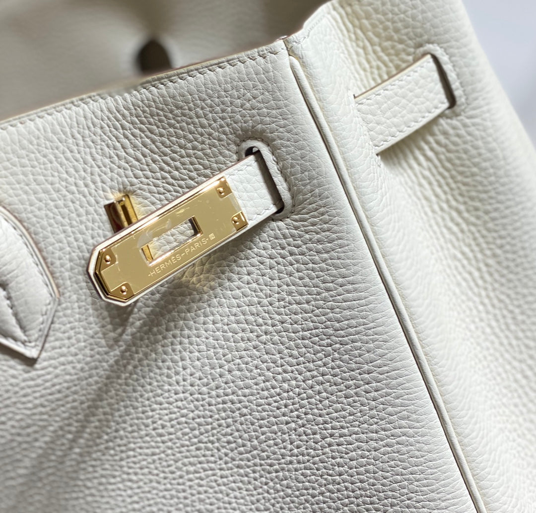 HM BIRKIN 35CM BAG WHITE TOGO GOLD HARDWARE