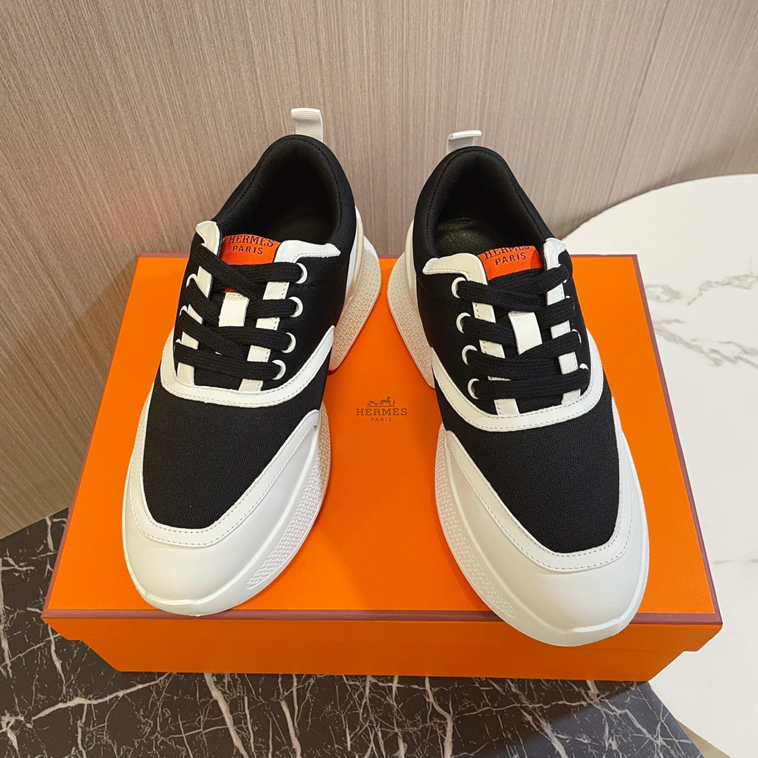 GIGA SNEAKER BLACK MIX WHITE SUEDE