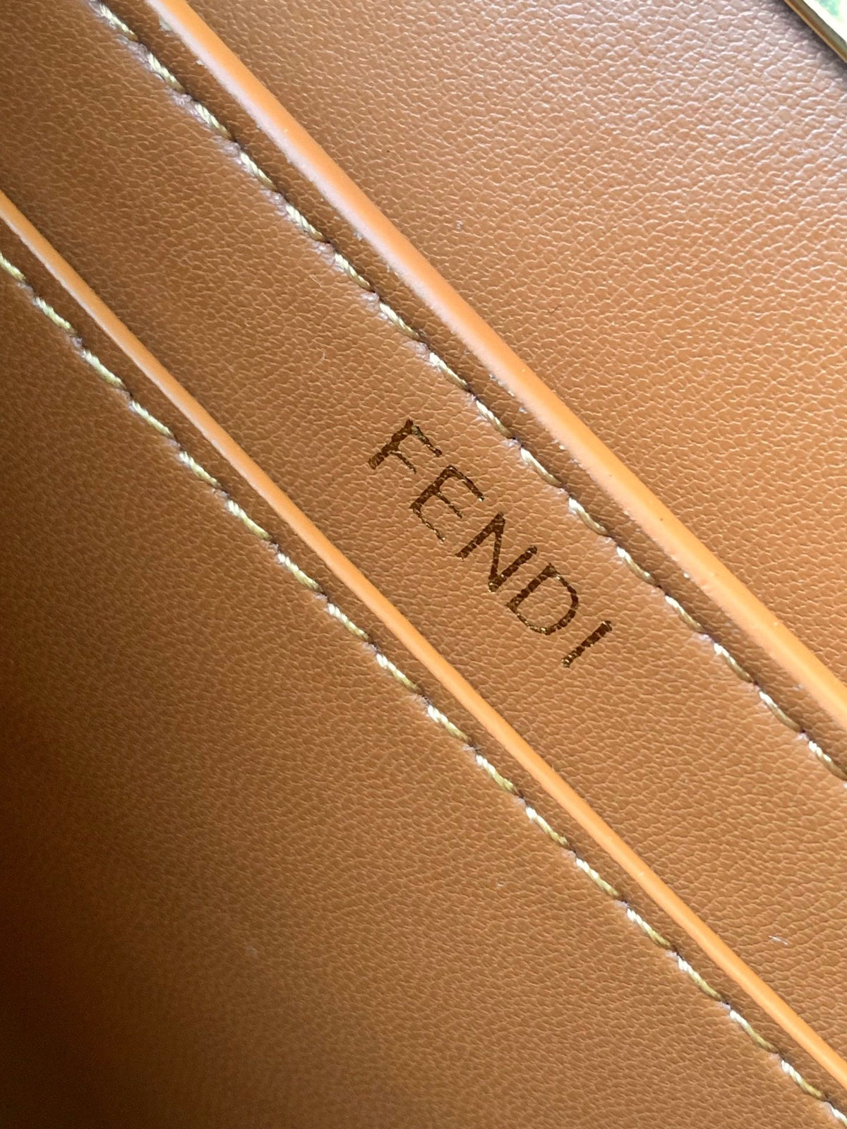 Peekaboo ISeeU Petite 20 Bag Tan Lambskin Ghw