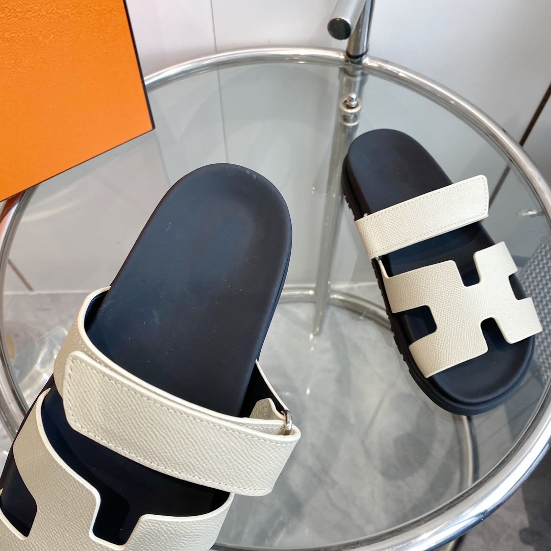 CHYPRE EPSOM Sandal white Leather