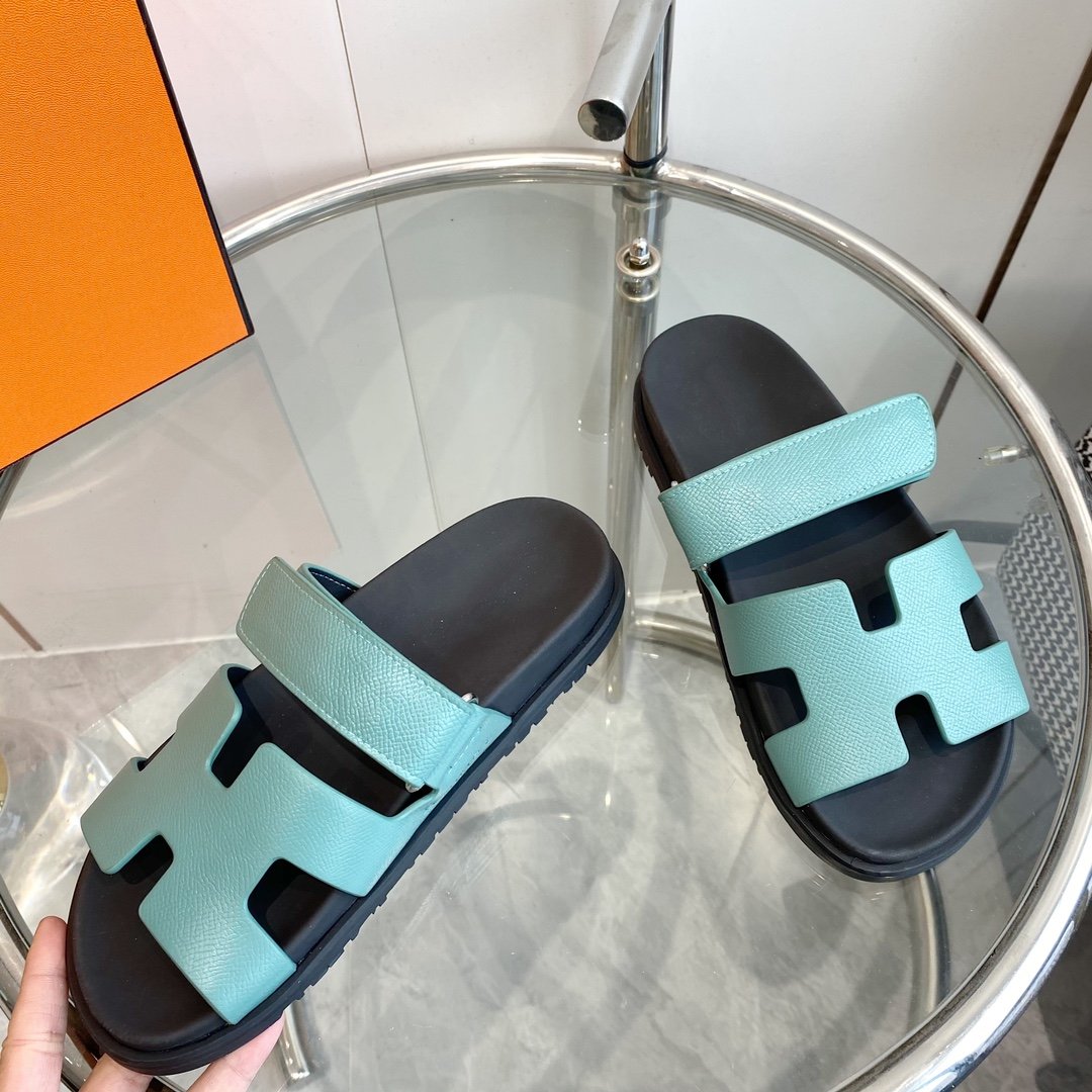 CHYPRE EPSOM Sandal Tiffany Leather