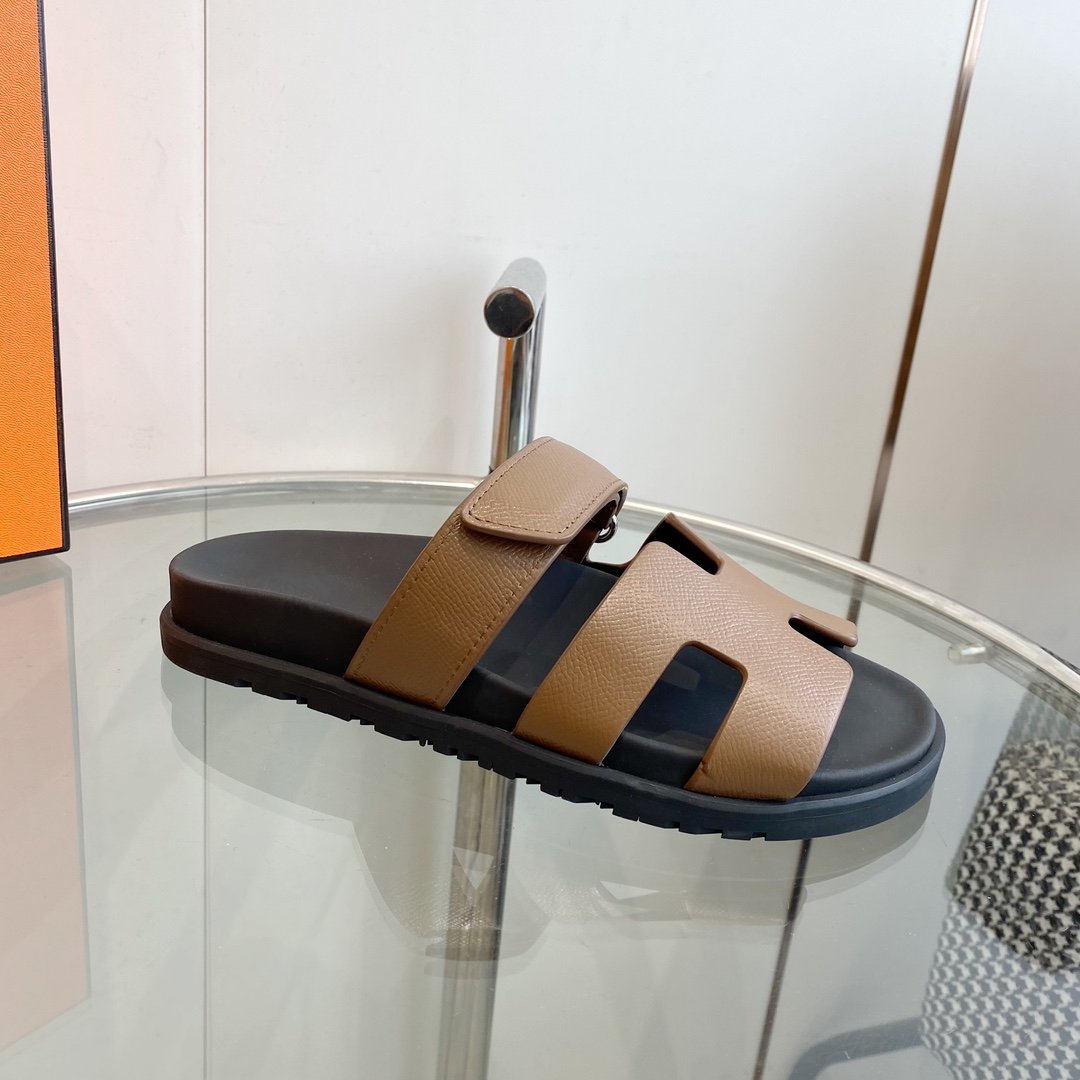 CHYPRE EPSOM Sandal brown Leather