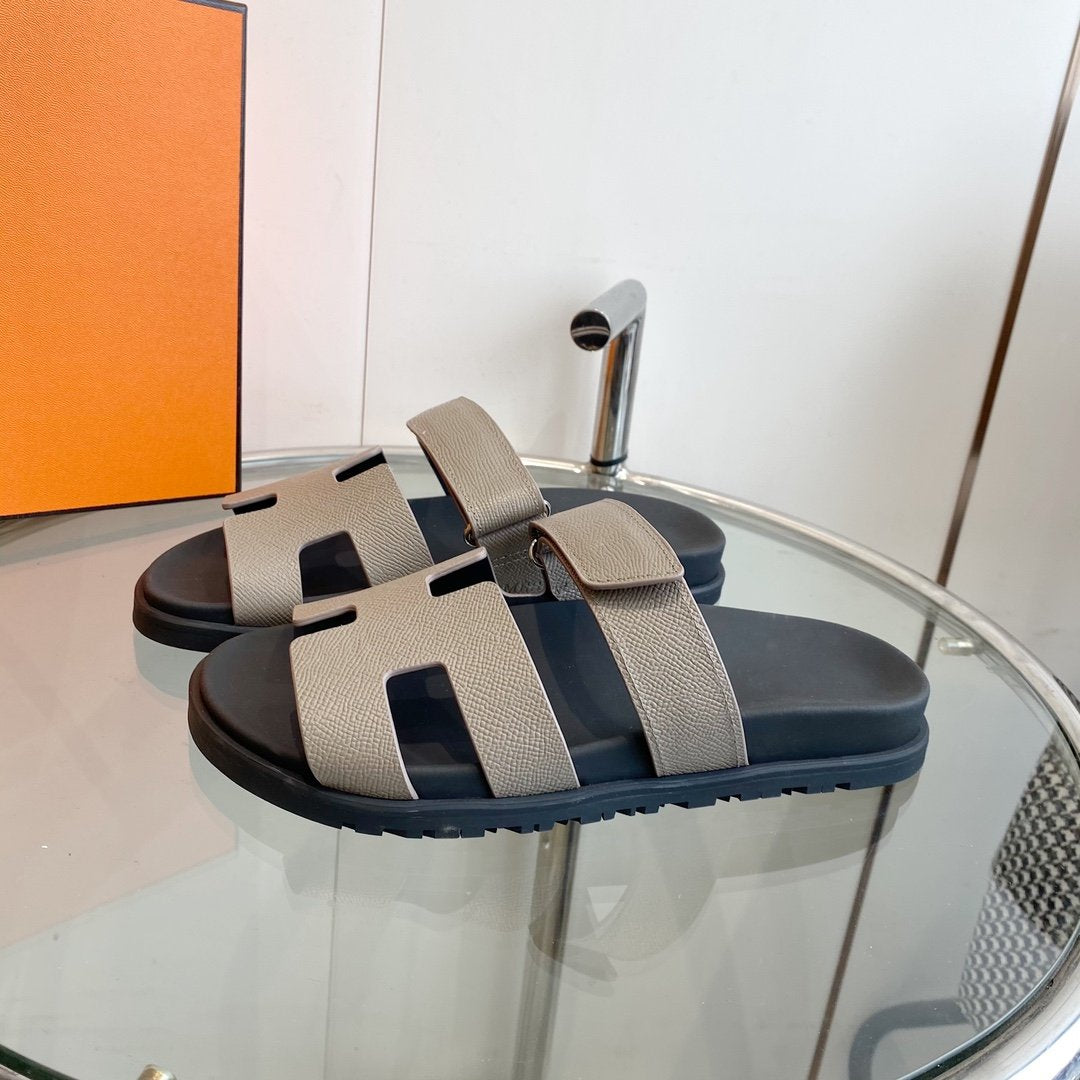 CHYPRE EPSOM Sandal gray Leather