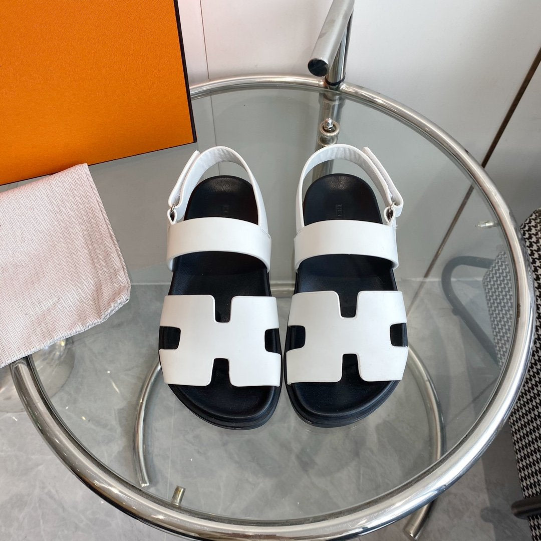 Genius Sandal White Leather
