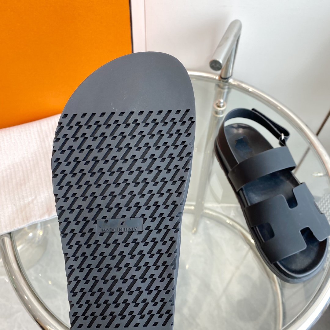 Genius Sandal Black Leather