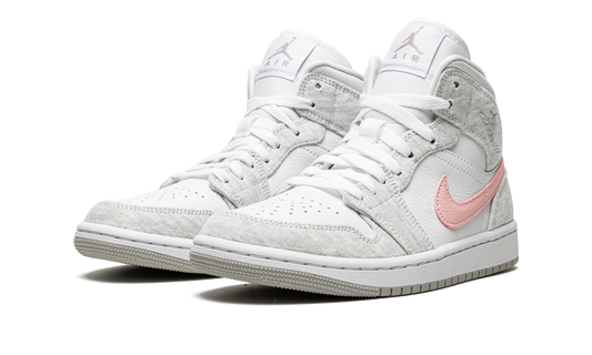 AIR JORDAN 1 MID SE WMNS "Heather Grey / Pink" DN4045 001