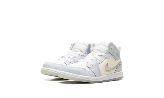 Air Jordan 1 Mid TD "Glitter Swoosh" FQ9116 400