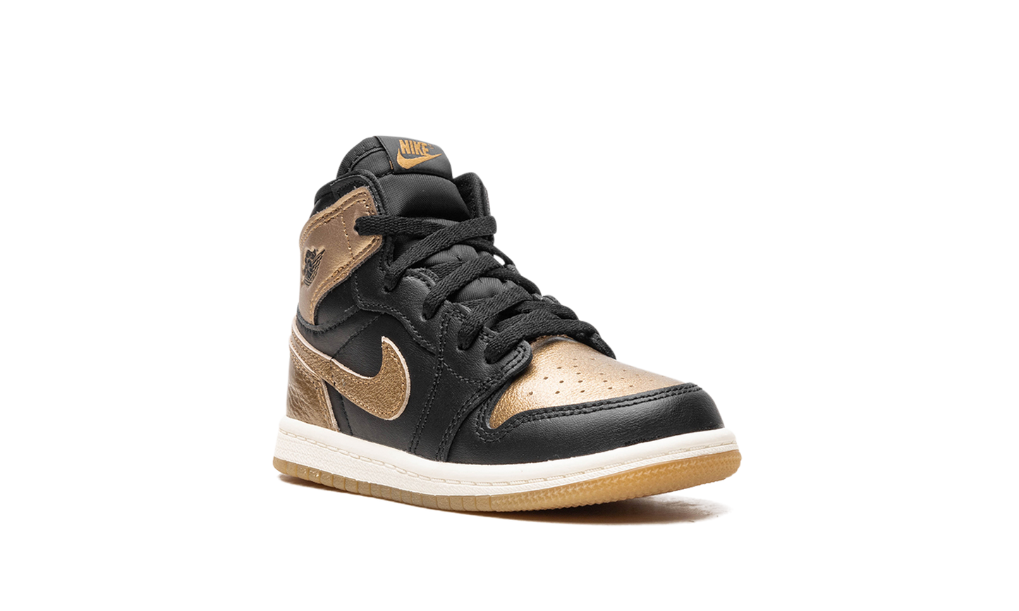 Air Jordan 1 TD "Black Metallic Gold" FD1413 071