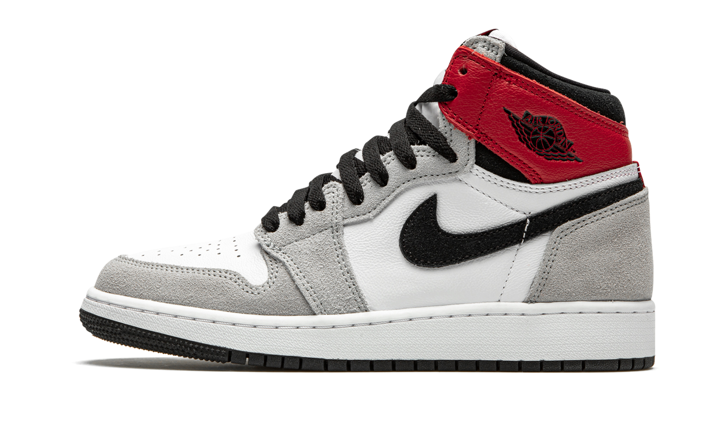 Air Jordan 1 Retro High OG GS "Light Smoke Grey" 575441 126