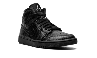 AIR JORDAN 1 MID WMNS "Black Snakeskin" BQ6472 010