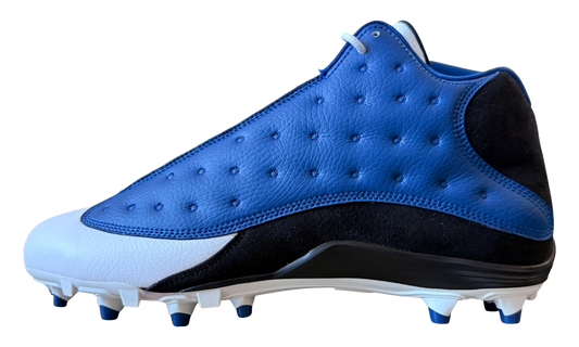 Jordan 13 Mid Molded Cleats "Blue / Black-White" FA17 MNJDSP 727 M1
