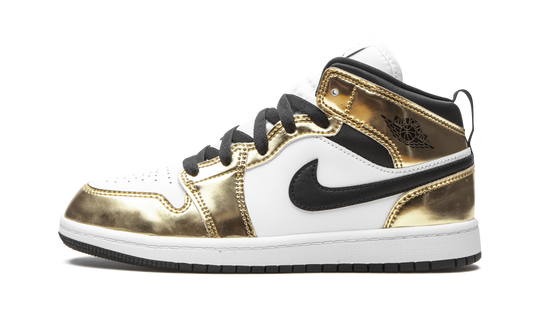 AIR JORDAN 1 MID SE PS "Metallic Gold" DC1422 700
