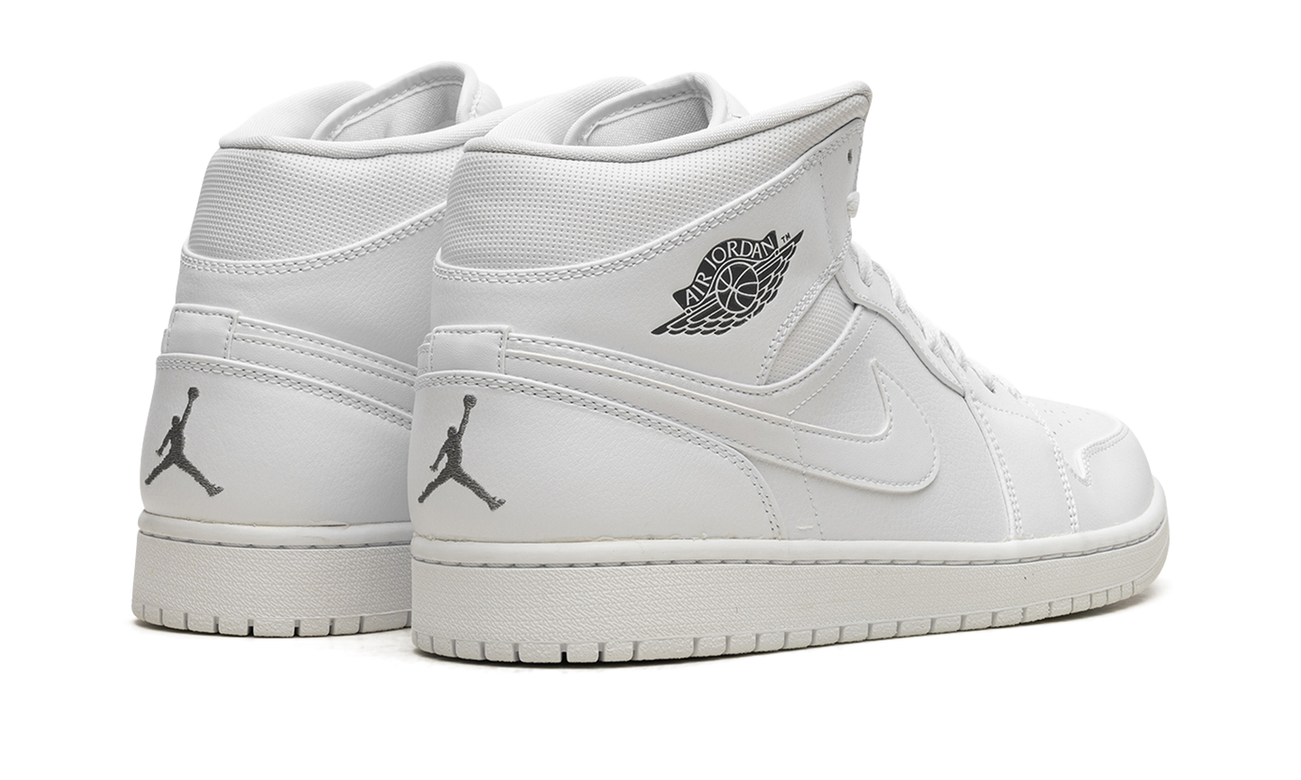 Air Jordan 1 Mid "White / Cool Grey" 554724 102