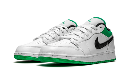 Air Jordan 1 Low GS "White / Stadium Green" 553560 129