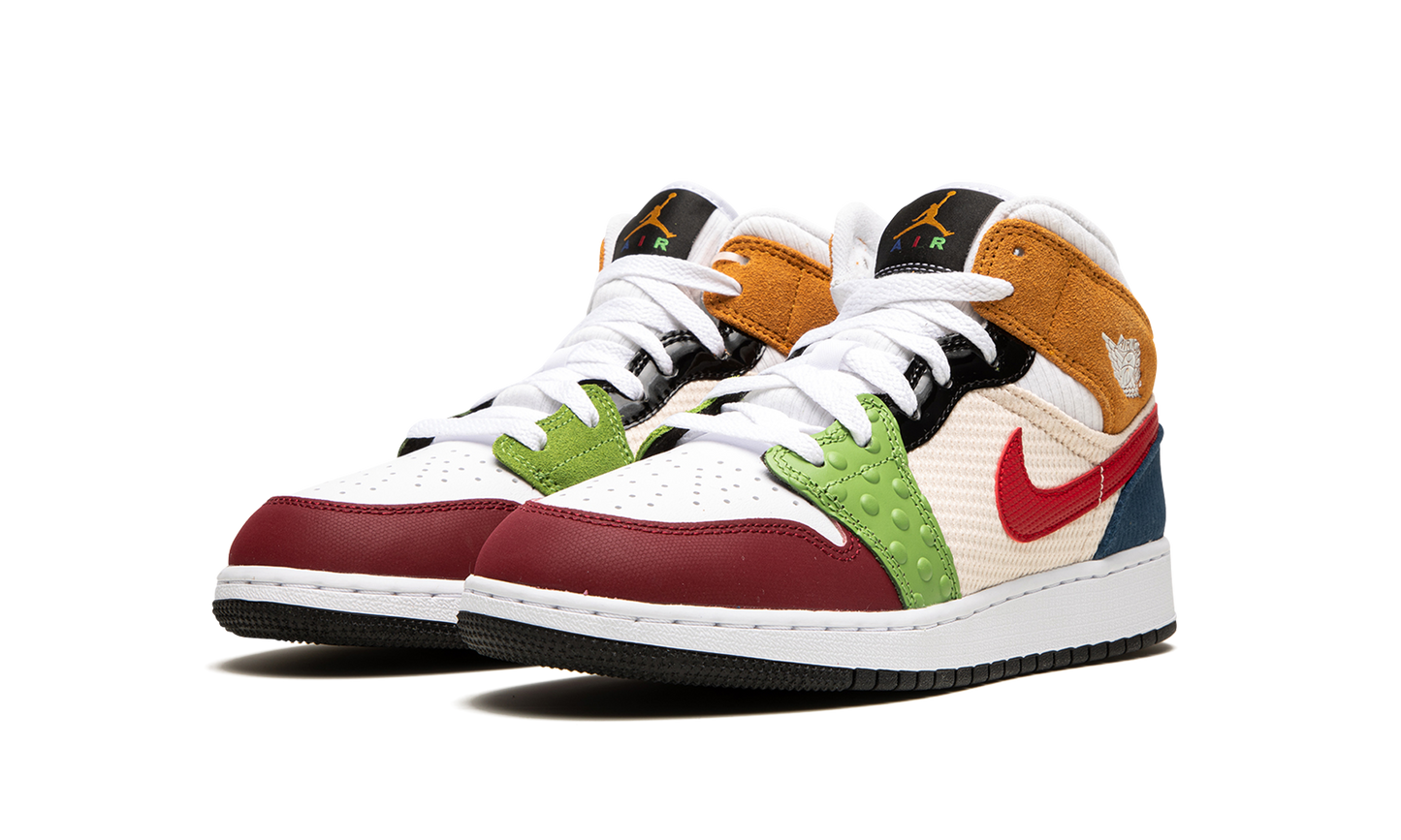 Air Jordan 1 Mid SE GS "Messy Room" DR6957 100