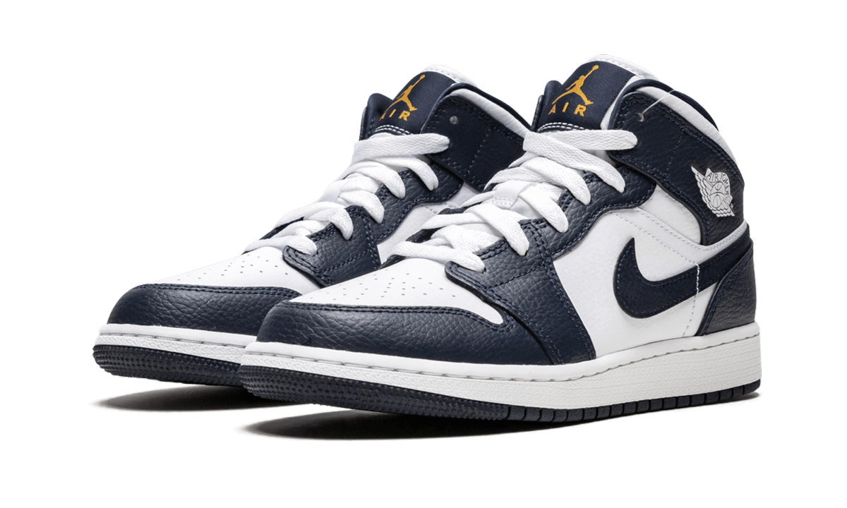 Air Jordan 1 Mid GS "Obsidian" 554725 174