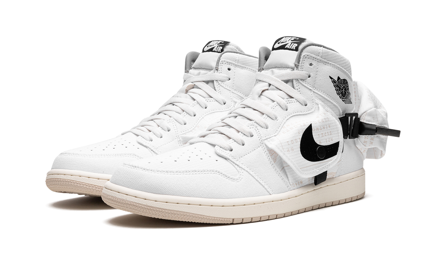 Air Jordan 1 Utility "WHITE BLACK" DO8727 100