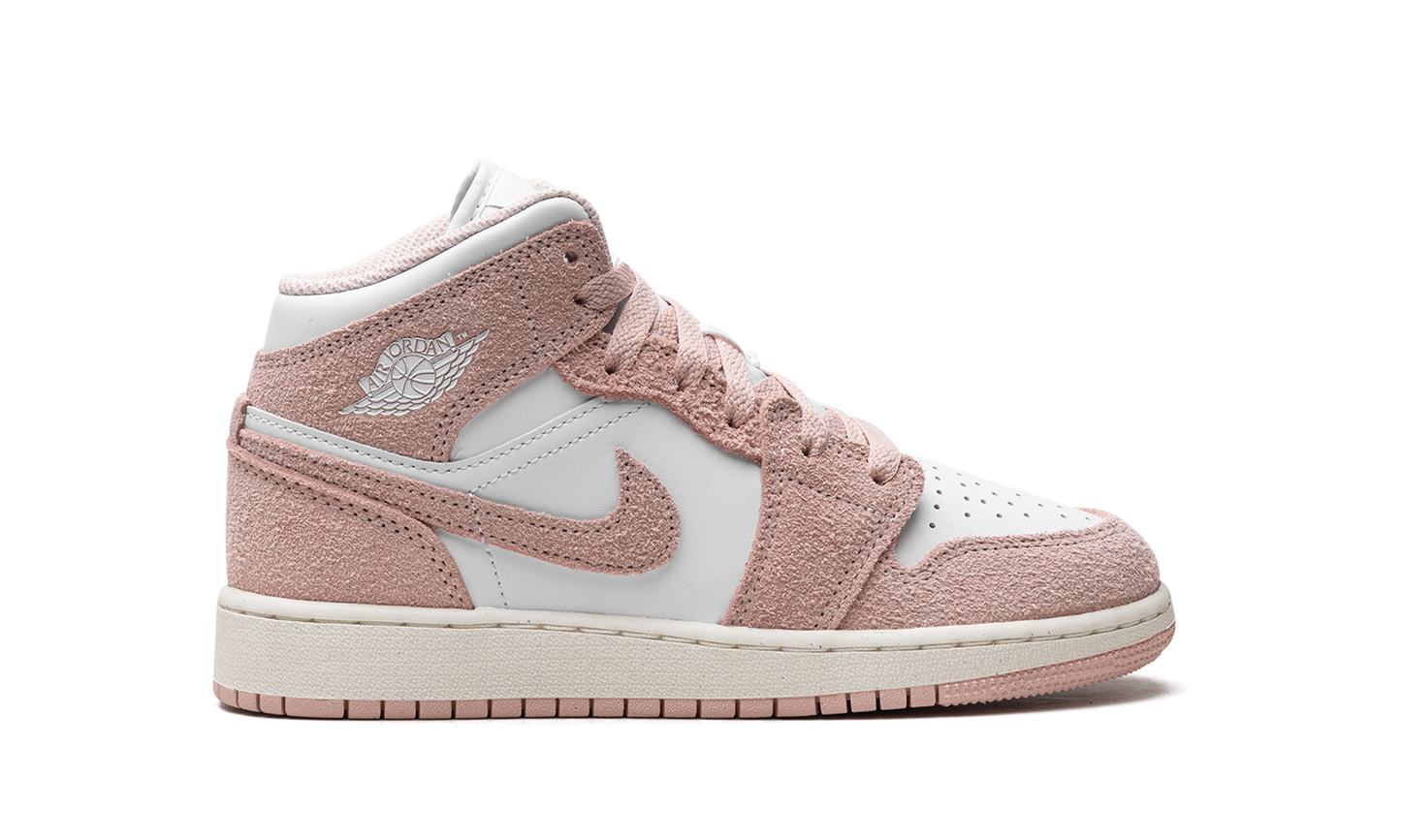 Air Jordan 1 Mid SE GS "LEGEND PINK" FN7432 161
