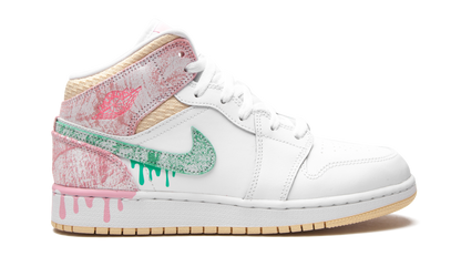Air Jordan 1 Mid SE GS "Ice Cream" DD1666 100