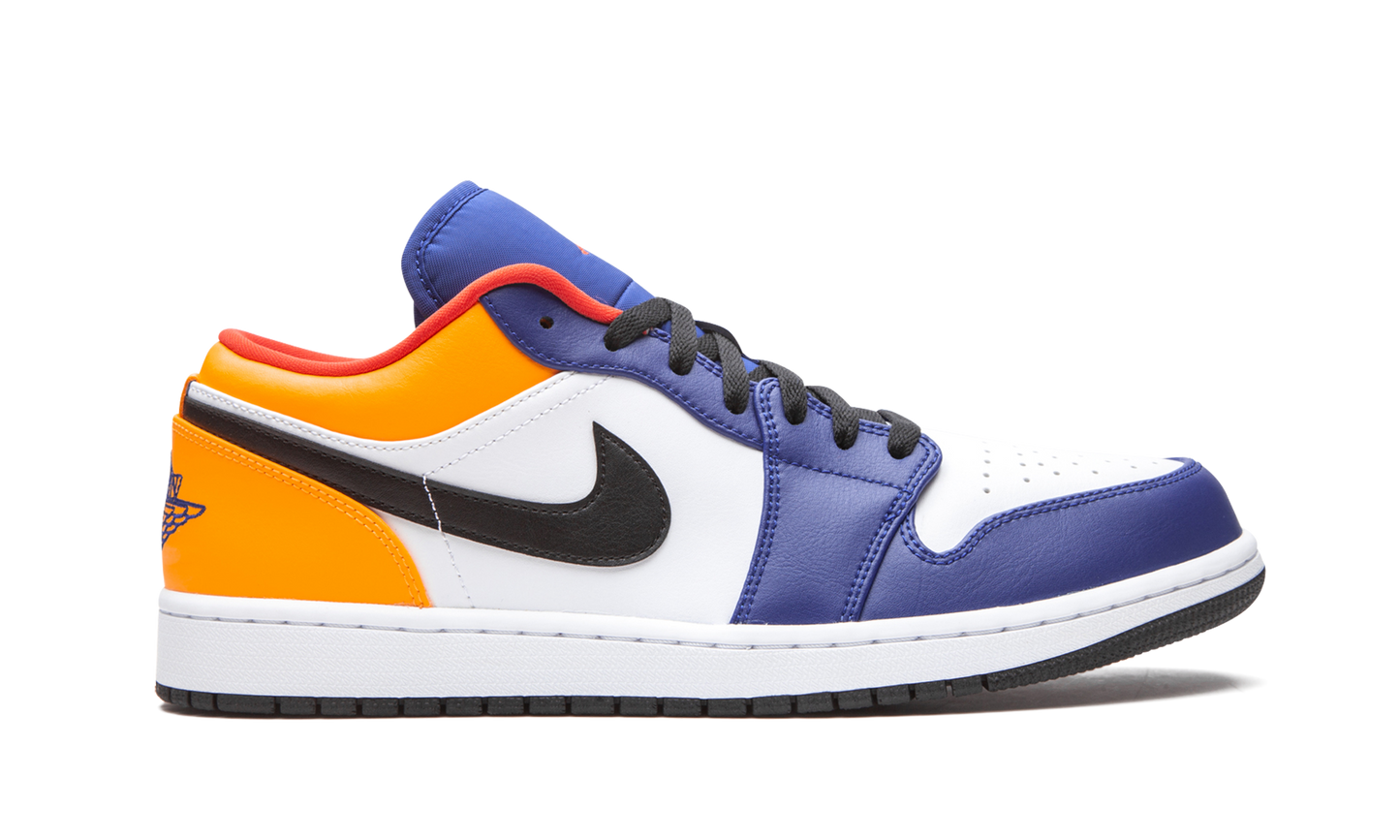 Air Jordan 1 Low "Deep Royal / Yellow" 553558 123