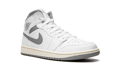 Air Jordan 1 Mid "White / Stealth Grey" 554724 135