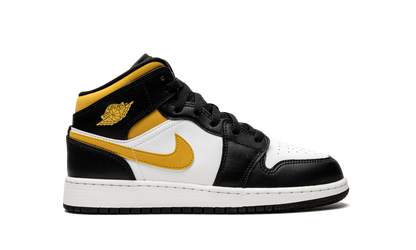 Air Jordan 1 Mid GS "Pollen / Black / White" 554725 177